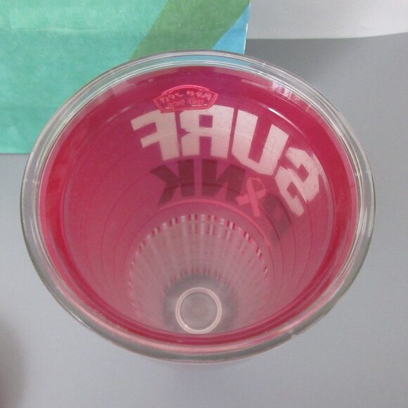 Tervis 24 oz. Tumbler Ron Jon SURF PINK Logo Ribbon Wrap with Pink Travel Lid - Picture 6 of 6